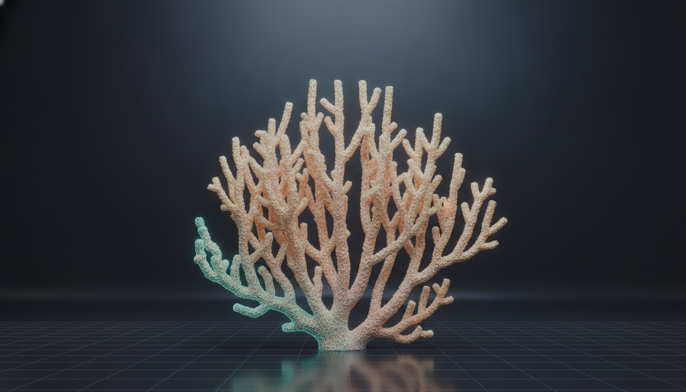 3D coral colony model